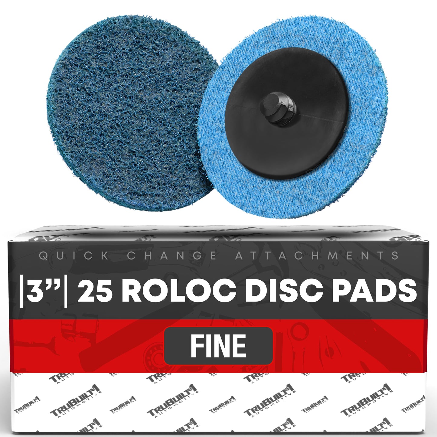 3M SC-DR 2" Roloc Disc, Fine Grit, Type R, Pack of 25 - Sanding Surface Conditioning Discs for Metal - Conditioning Disc Fine 2"