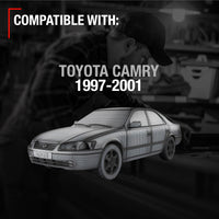 Toyota Camry Exterior Door Handle, Front Left Driver Side - Smooth Black, Plastic - Front Driver Door Handle