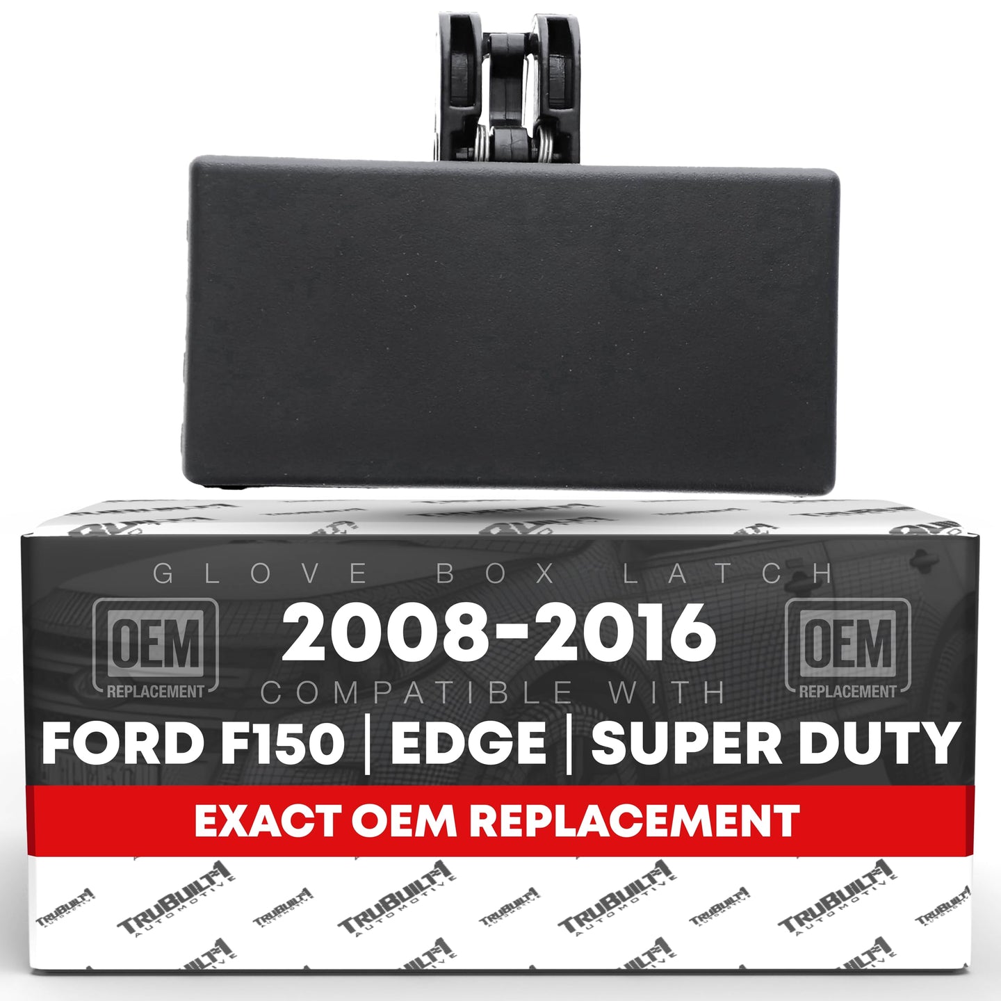 Ford F-150 Ford Super Duty Ford Edge Ford Excursion Glove Box Latch Replacement - Textured Black, Plastic