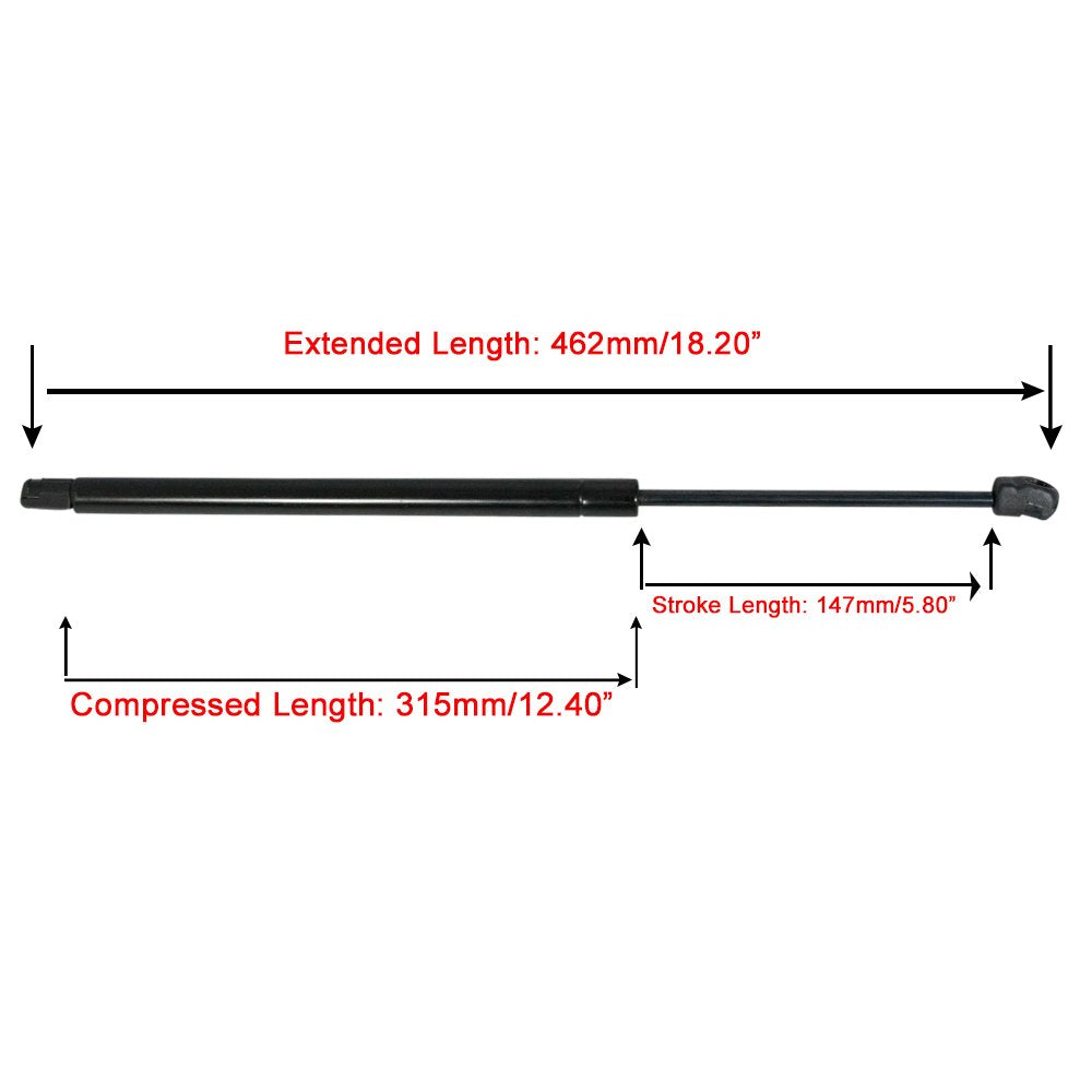 T1A Pair of Window Hatch Lift Support Shocks Struts Compatible with Ford 2001-2007 Escape Fits Rear Left Driver's and Right Passenger's Sides, Also Fits 2005-2007 Mercury Mariner, T1A-YL8Z-7842104-AA