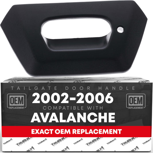 Chevrolet Avalanche 1500, 2500 Tailgate Handle Bezel Replacement - Textured Black - Black Bezel