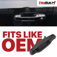 T1A Smooth Black Exterior Front Left Driver Side Door Handle Replacement for 2003-2009 Kia Sorento 82650-3E010XX