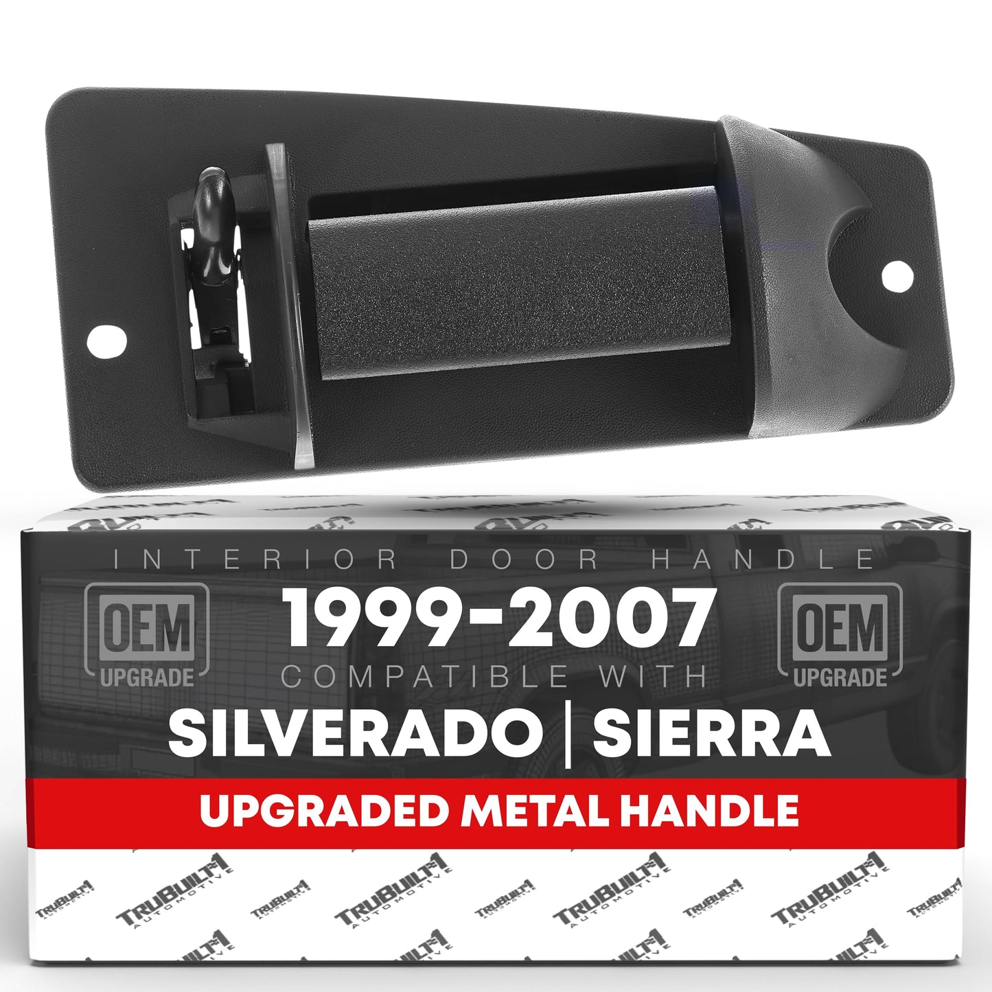 Extended Cab Door Handle | Upgraded Metal, Rear Passenger Door Handle Compatible with 1999-2007 Chevrolet Silverado 1500 2500; 99-07 GMC Sierra 1500 2500, 01-07 Sierra Silverado 3500, 15758171- Metal