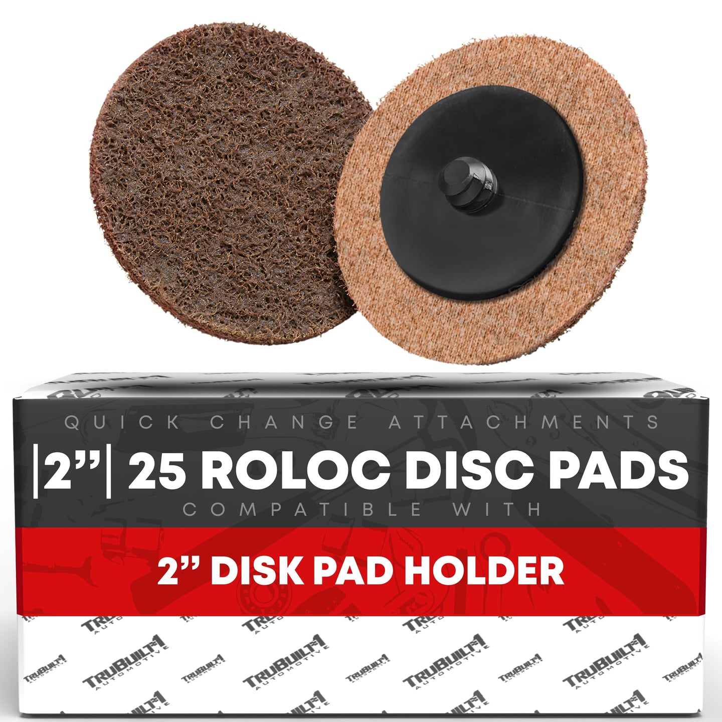 3M SC-DR 2" Roloc Disc, Type R, Pack of 25 - Sanding Surface Conditioning Discs for Metal - Conditioning Disc Coarse 2"