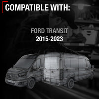 Ford Transit Body Fastener Kit - Compatible with Bumper, Grille, Fender, Door Trim, Wheel Opening, More - Plastic and Metal