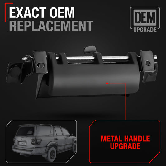 Toyota Sienna Toyota Sequoia Tailgate Handle Assembly - Tailgate Latch Rear Door Trunk Handle Replacement, Metal - Metal